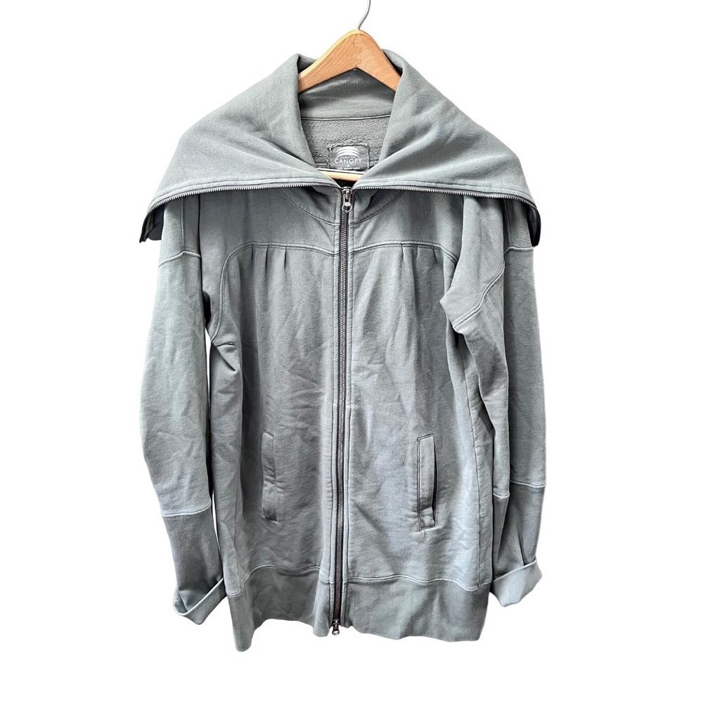 Under the Canopy Organic Cotton Zip Up Sweater- Size M